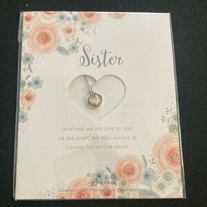 Brighton Sister silver necklace